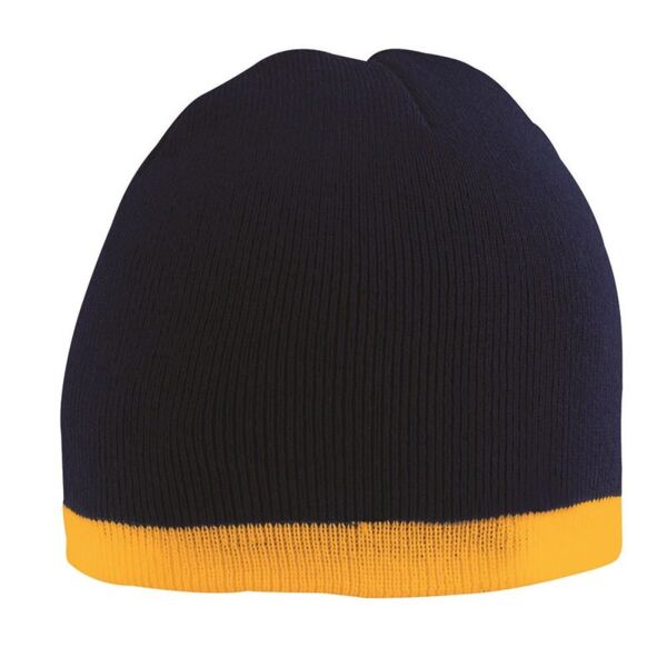 Two-Tone Knit Beanie Thumbnail