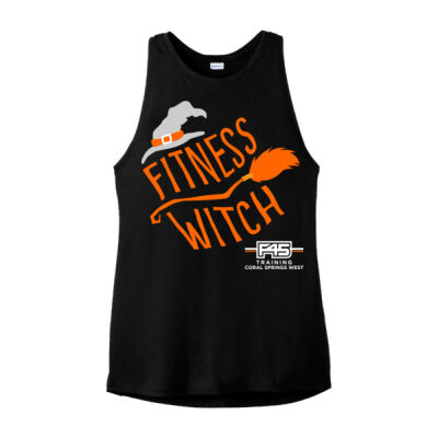 Ladies Fitness Witch Tri Blend Wicking Tank Thumbnail