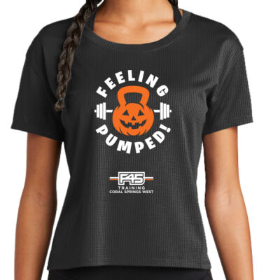 Ladies Feeling Pumped Draft Crop Tee Thumbnail