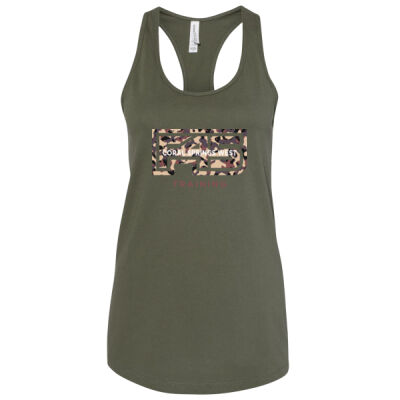 Ladies Camo Racerback Tank  Thumbnail