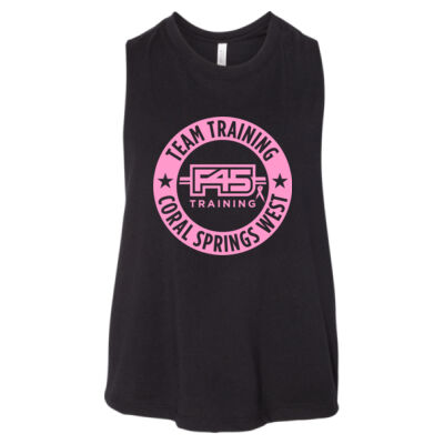 🎗️F45CSW Pink Logo Breast Cancer CROPPED Racerback  Thumbnail