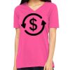 Missy's Relaxed Jersey Short-Sleeve V-Neck T-Shirt Thumbnail