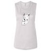 Ladies' Bella Flowy Scoop Muscle Tank Thumbnail